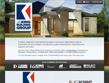 Tablet Screenshot of jgkingbuildinggroup.com.au